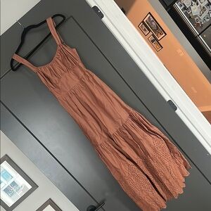 Neutral Midi Dress for Spring / Summer